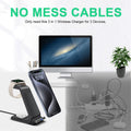 Belorique 3-in-1 Wireless Charging Station — Power All Three, Tangle-Free