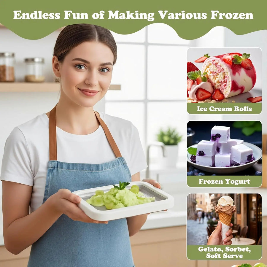 Belorique Ice Cream Roll Maker — DIY Rolled Ice Cream That Wows Every Time