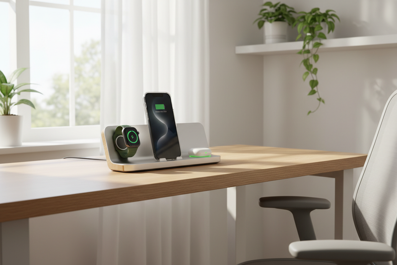 One Pad. Three Devices. Zero Cables.